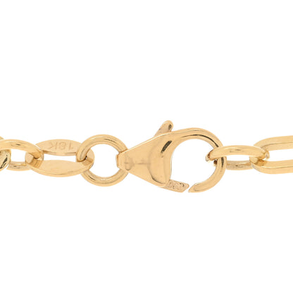 Foundrae 18K Yellow Gold Diamond Spark Love Refined Clip Extension Chain Necklace 3 of 4