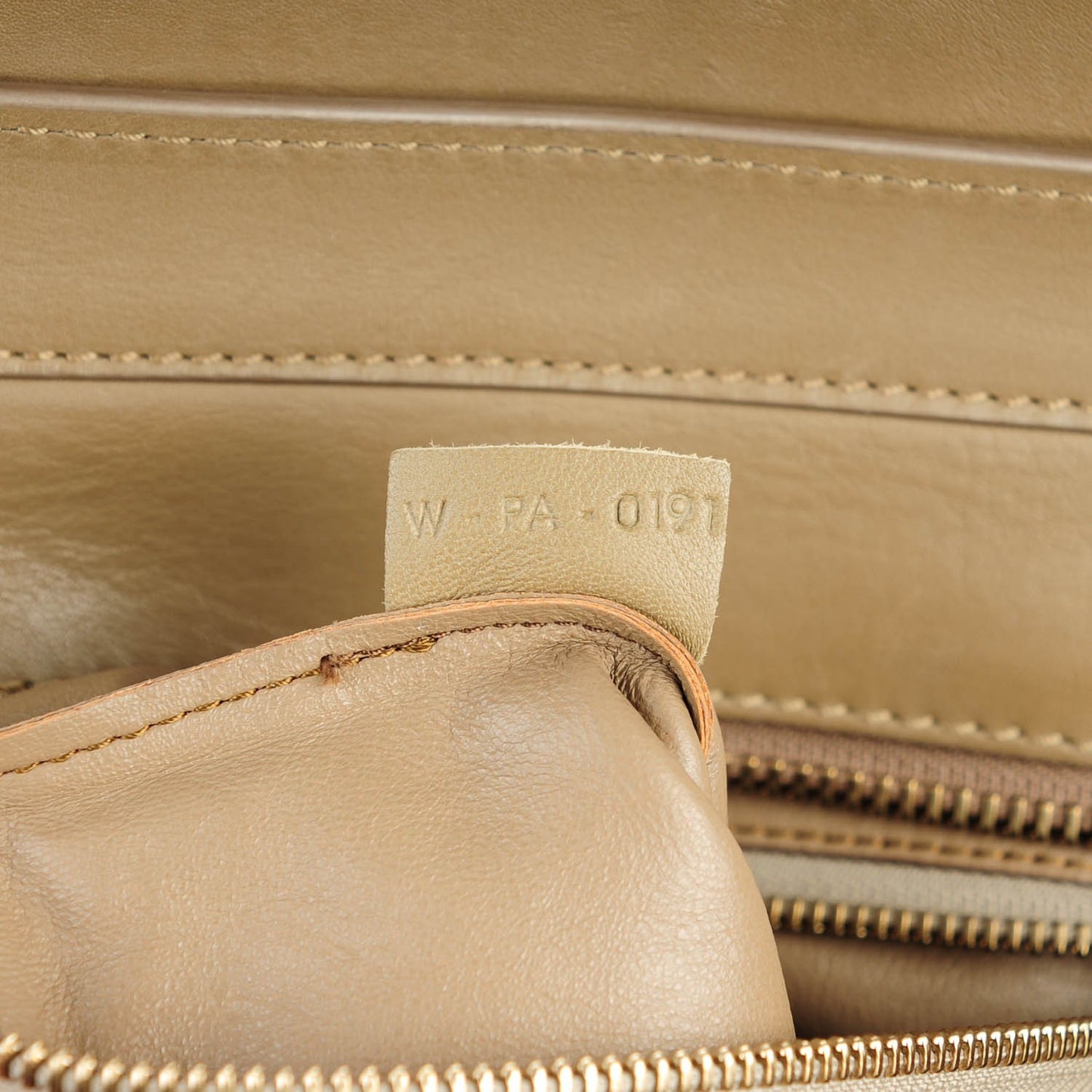 Smooth Calfskin Mini Luggage Camel