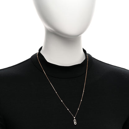 Messika 18K Rose Gold Diamond Move Uno Long Necklace 2 of 5