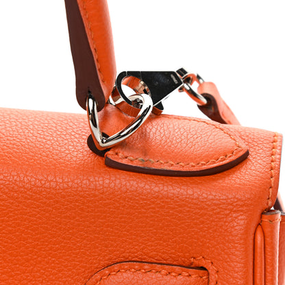 Hermes Evercolor Kelly Retourne 28 Orange 11 of 13