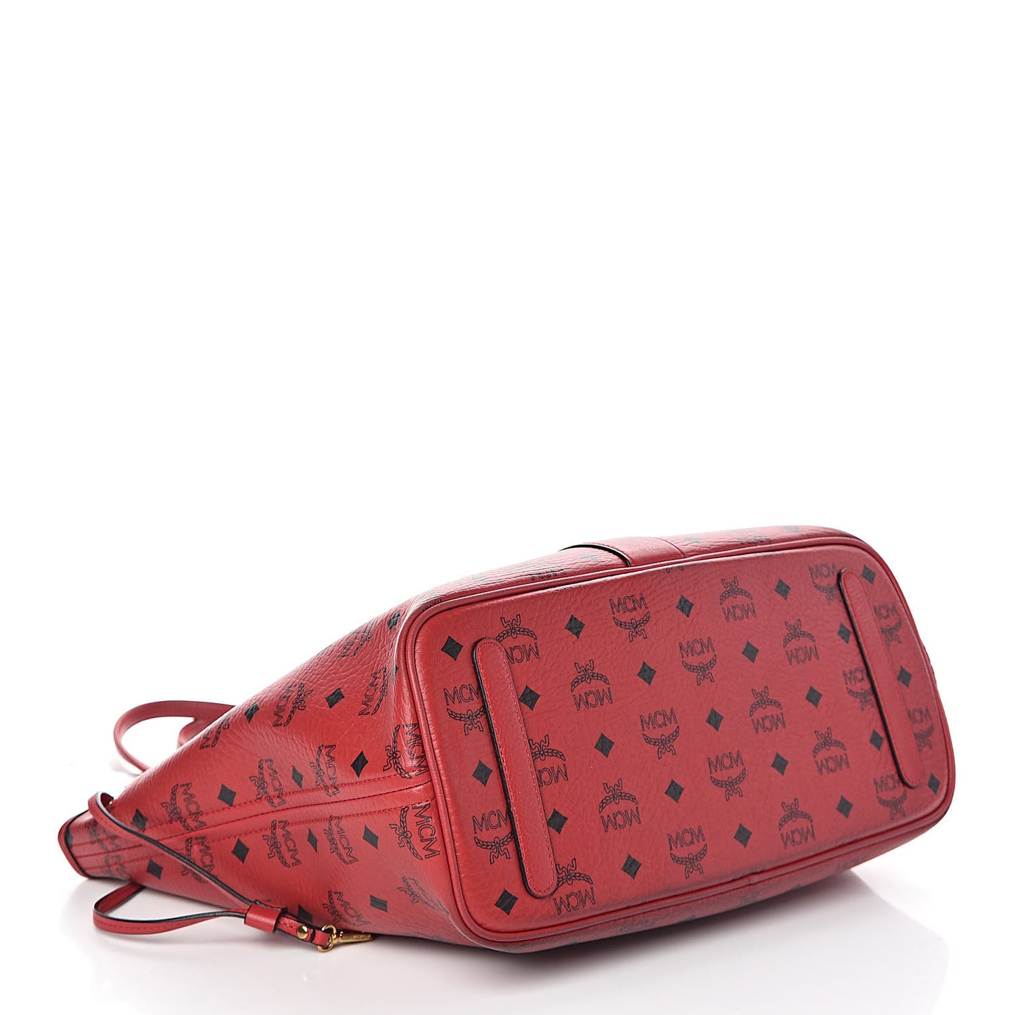 Visetos Medium Liz Reversible Shopper Tote Ruby Red