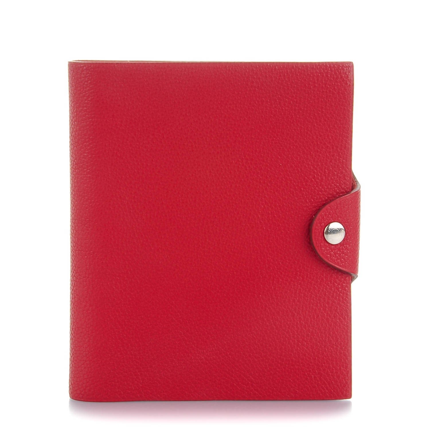 Hermes Togo Ulysse PM Notebook Cover Rouge Garance 1 of 7