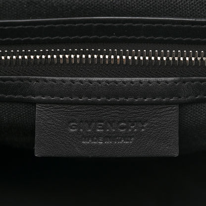 Givenchy Waxed Calfskin Medium Nightingale Logo Strap Black 6 of 10
