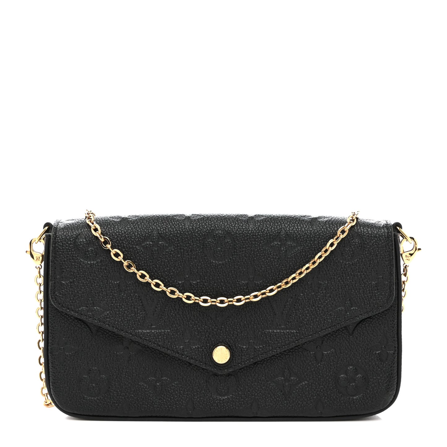Empreinte Pochette Felicie Chain Wallet Black