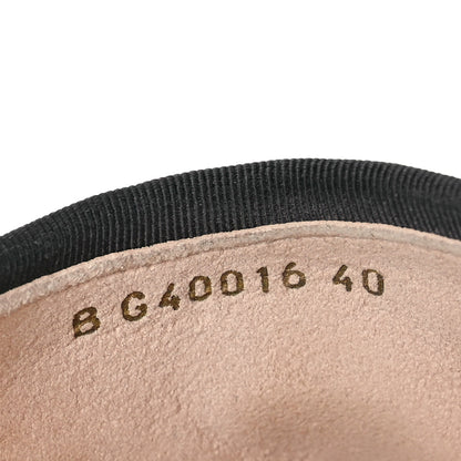 Chanel Crumpled Goatskin CC Espadrille Mules 40 Beige Black 6 of 8