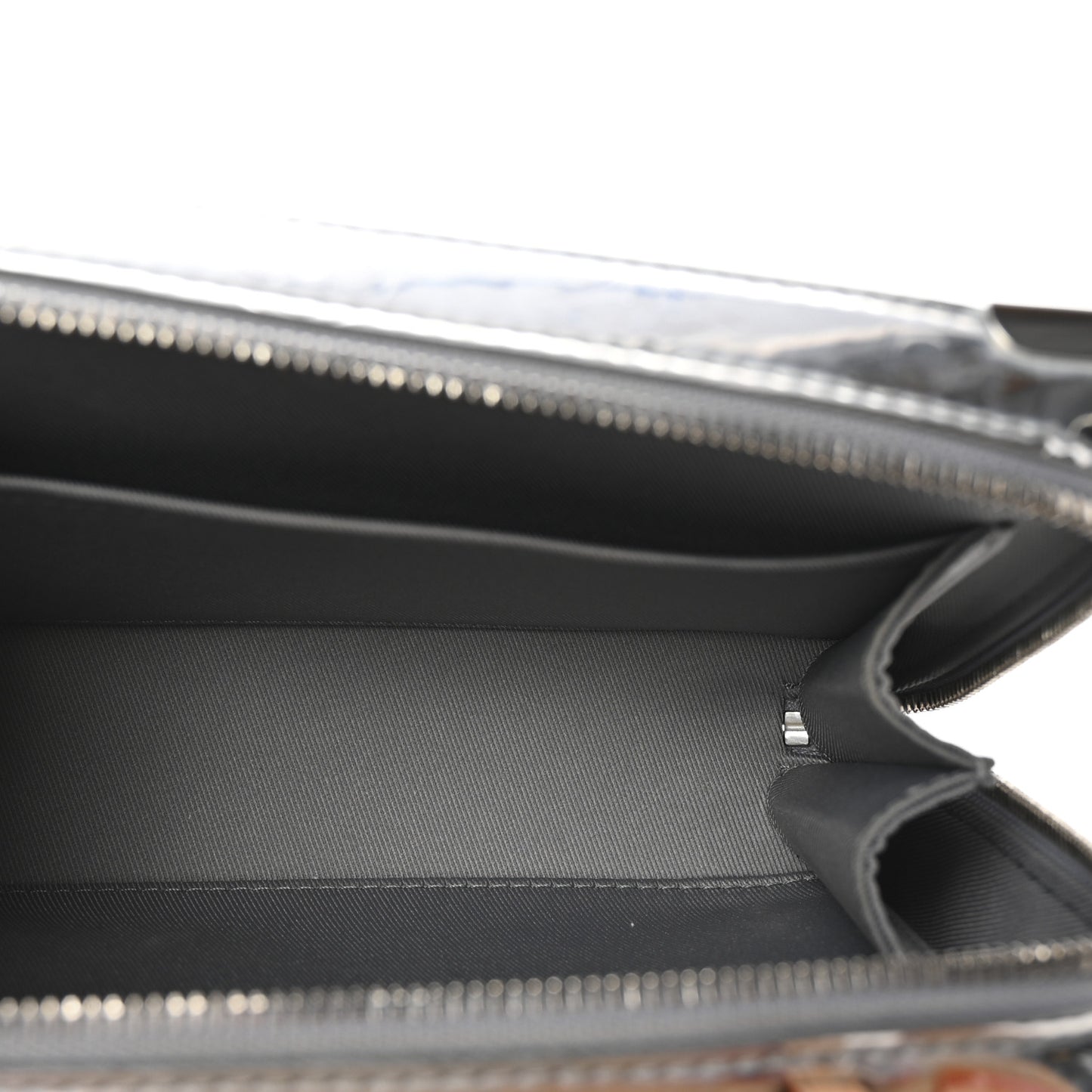 Monogram Mirror Handle Trunk Silver