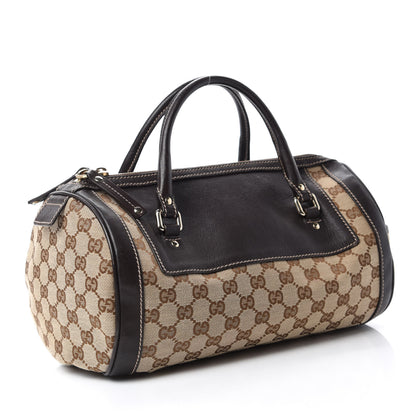 Gucci Monogram Trophy Satchel Ebony 3 of 11