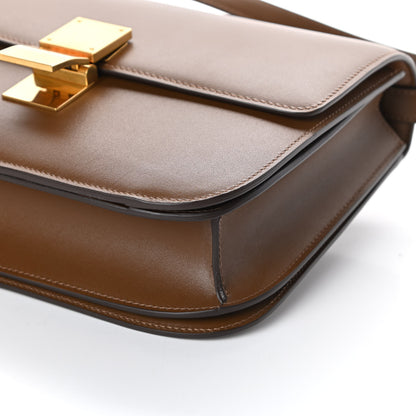 Celine Box Calfskin Medium Classic Box Flap Bag Camel 10 of 10