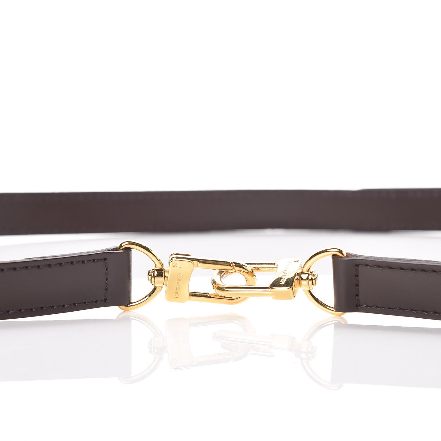 Calfskin Adjustable Speedy Bandouliere Shoulder Strap Brown