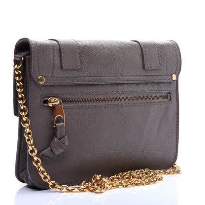 Proenza Schouler Lambskin PS1 Large Chain Wallet Smoke 3 of 11