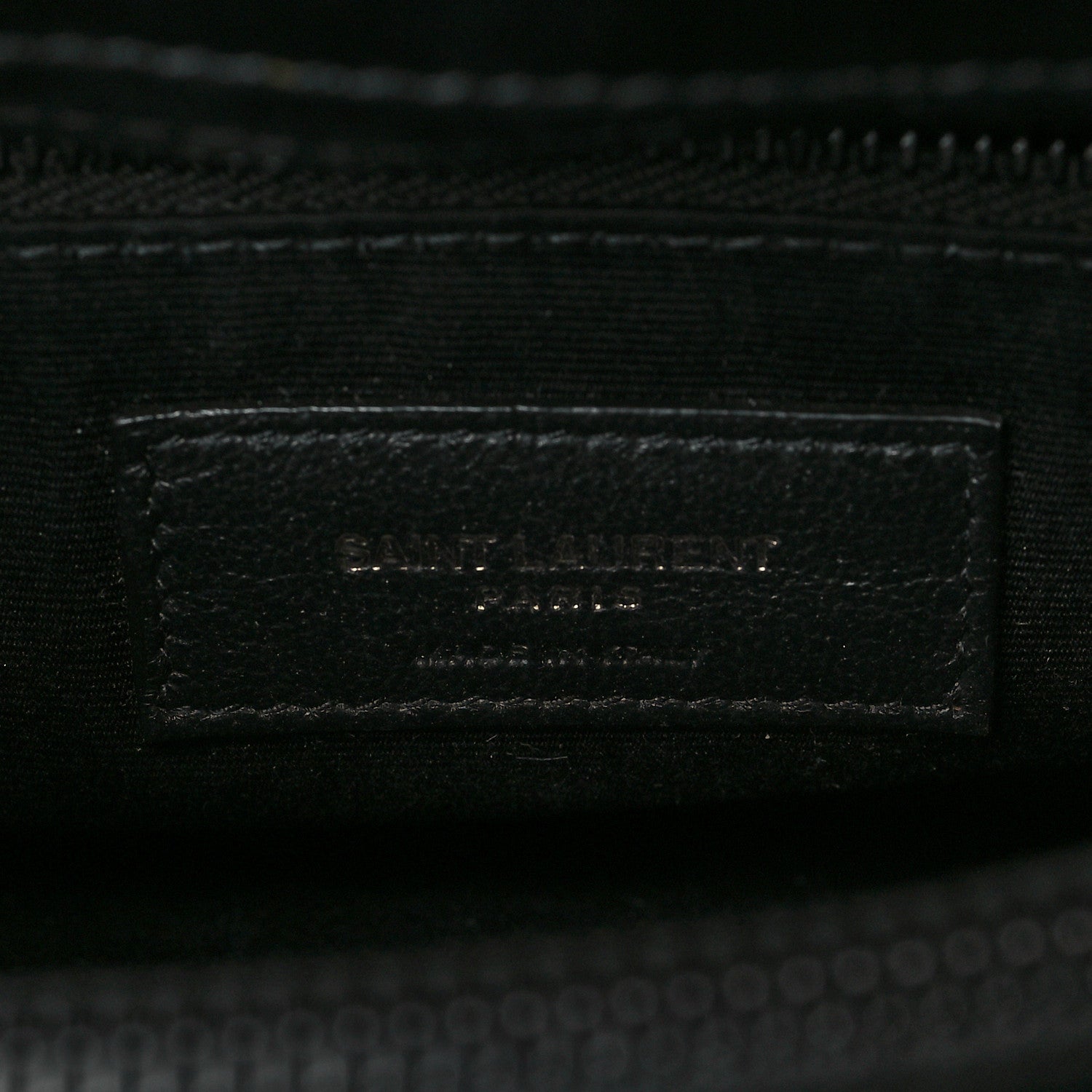 Saint Laurent Calfskin Y Quilted Monogram Medium Loulou Chain Satchel Black 6 of 9