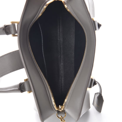 Saint Laurent Calfskin Monogram Baby Cabas Fog 5 of 12