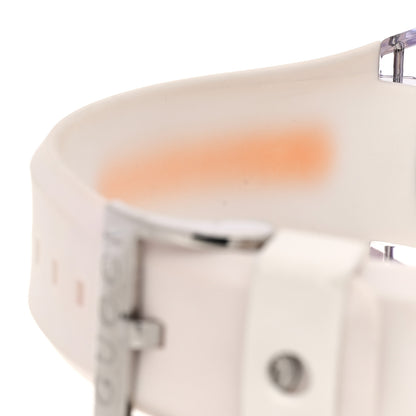 Gucci Stainless Steel Rubber 46mm Sync Web Quartz Watch White 6 of 6