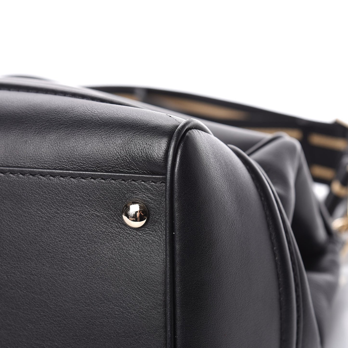 Calfskin Large Palazzo Empire Bag Black