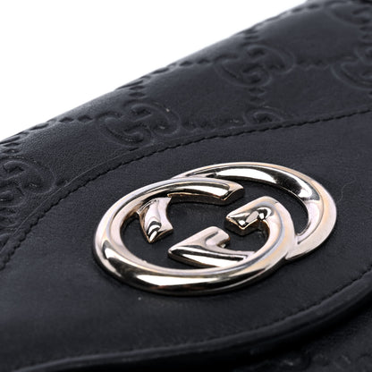 Gucci Guccissima Sukey Continental Wallet Continental Wallet Black 5 of 5