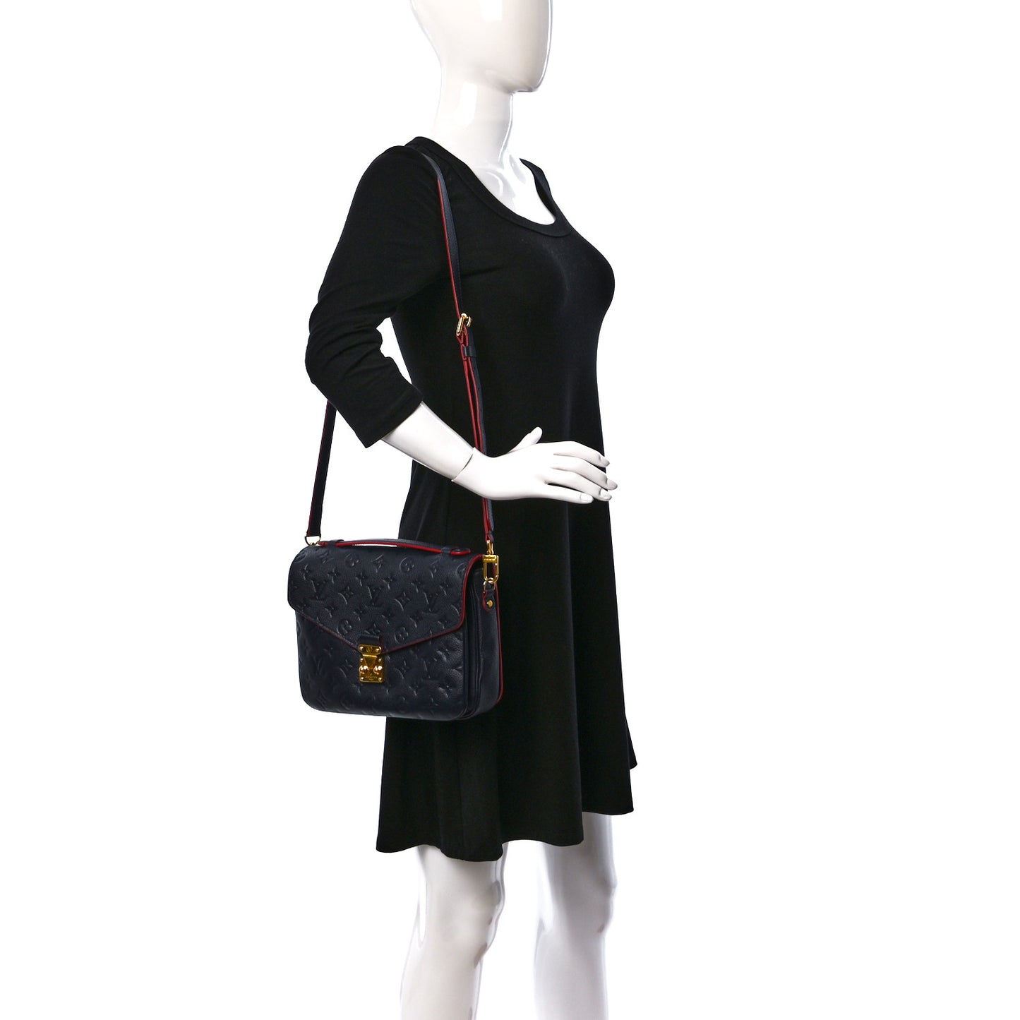 Empreinte Pochette Metis Marine Rouge