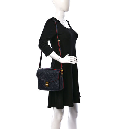 Louis Vuitton Empreinte Pochette Metis Marine Rouge 2 of 11