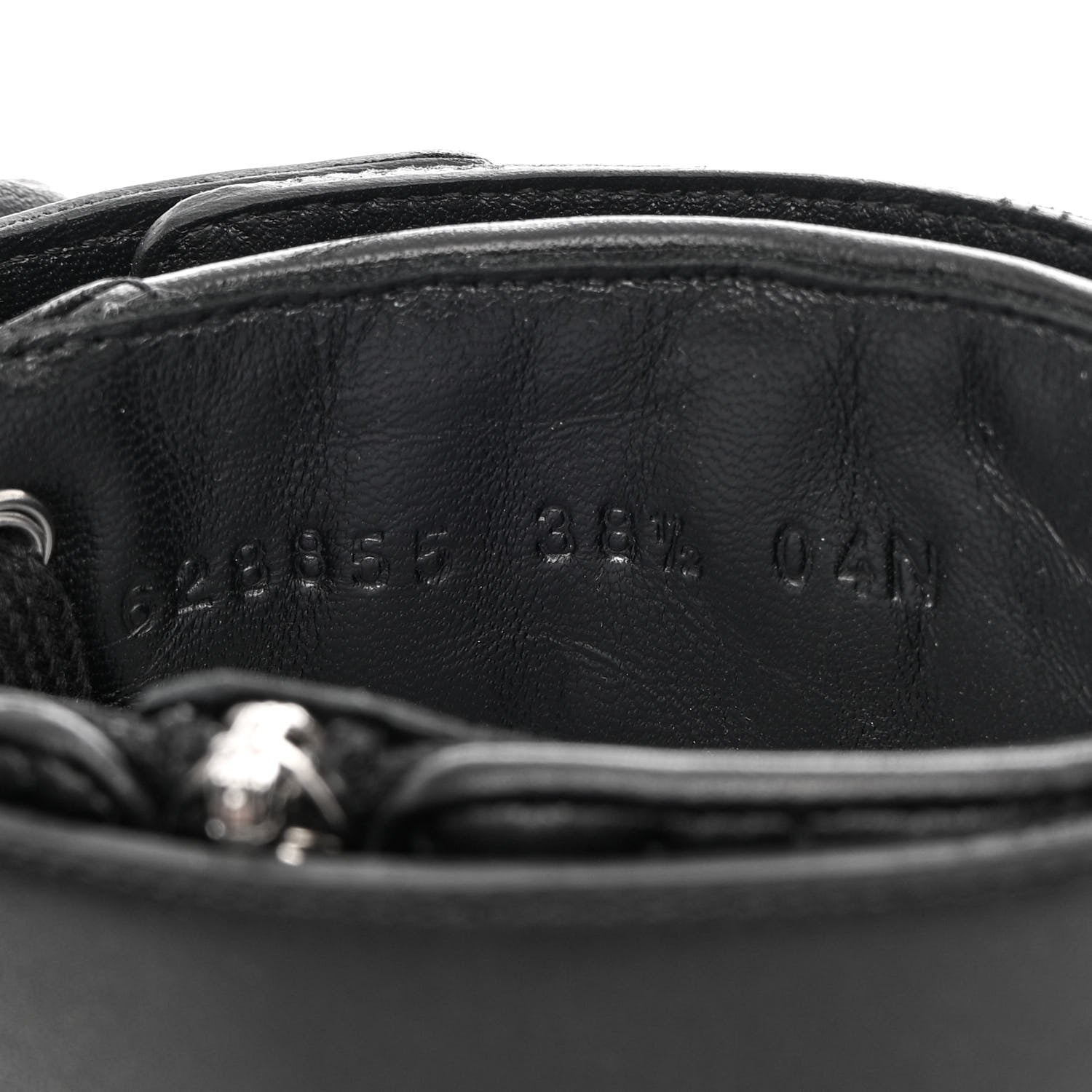 Gucci Nappa Frances GG Matelasse Platform Combat Boots 38.5 Black 6 of 11