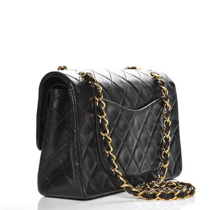 Chanel Lambskin Quilted Small Double Flap Black 3 of 8