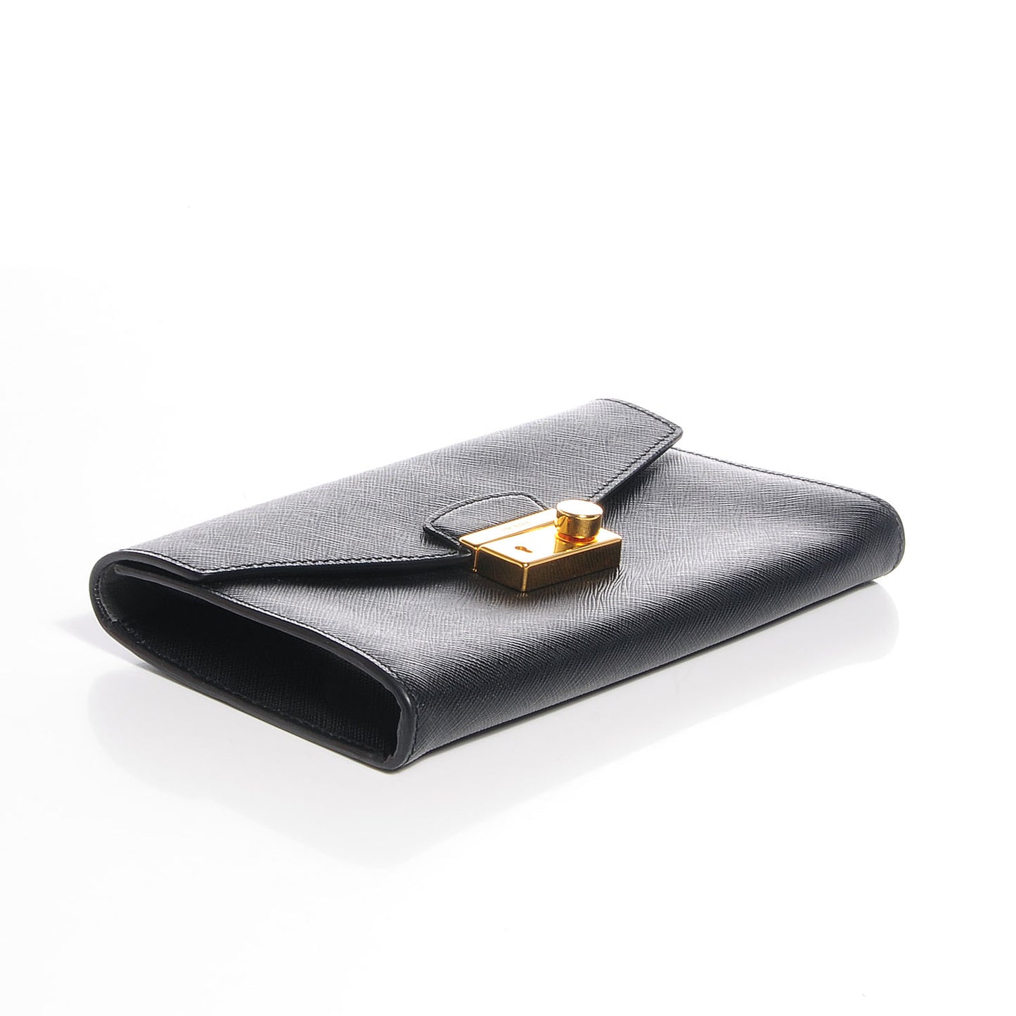 Saffiano Sound Clutch Nero Black