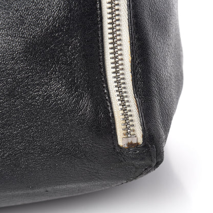 Celine Smooth Lambskin Vertical Zip Cabas Black 15 of 16