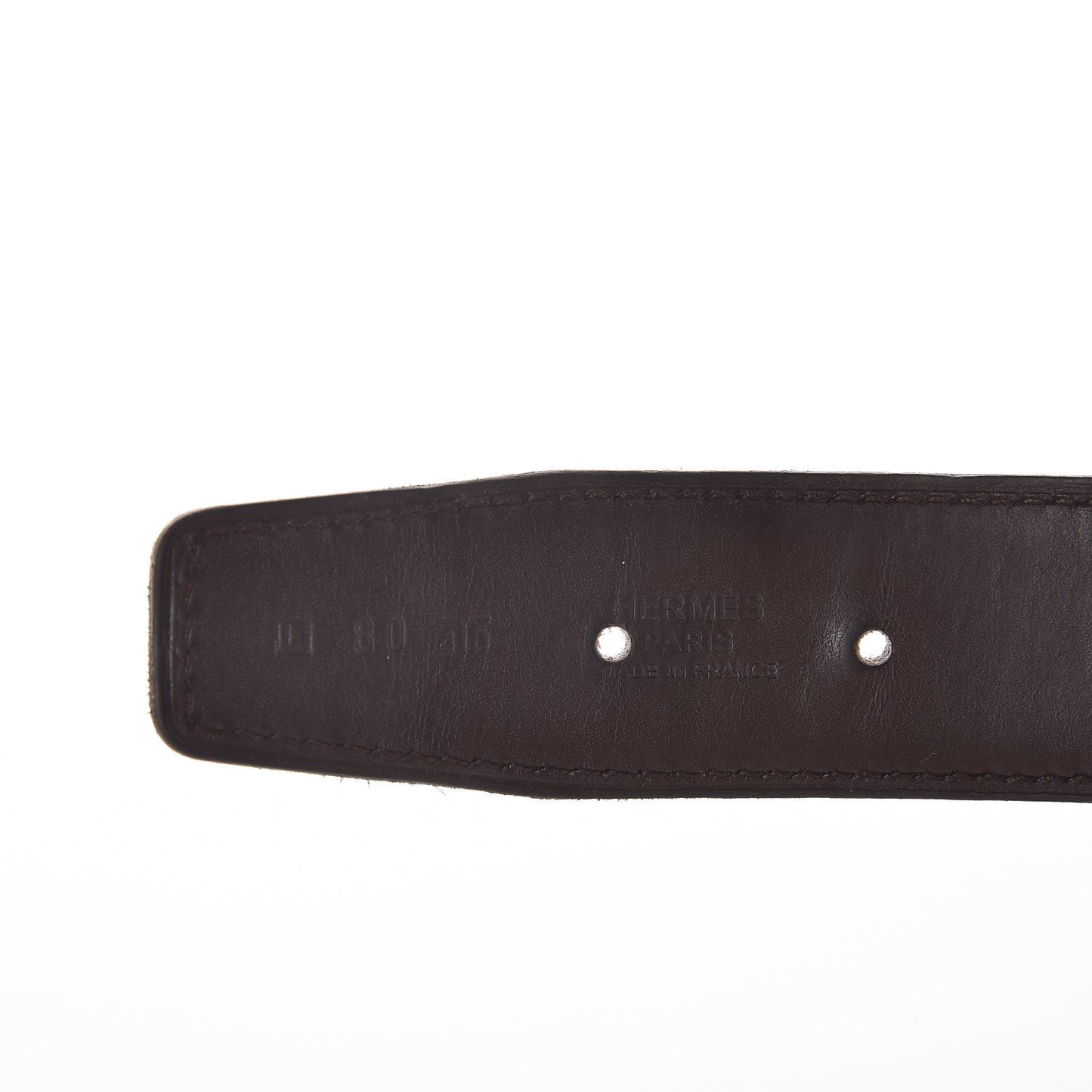 Box Chamonix 32mm H Belt 80 Black Chocolate