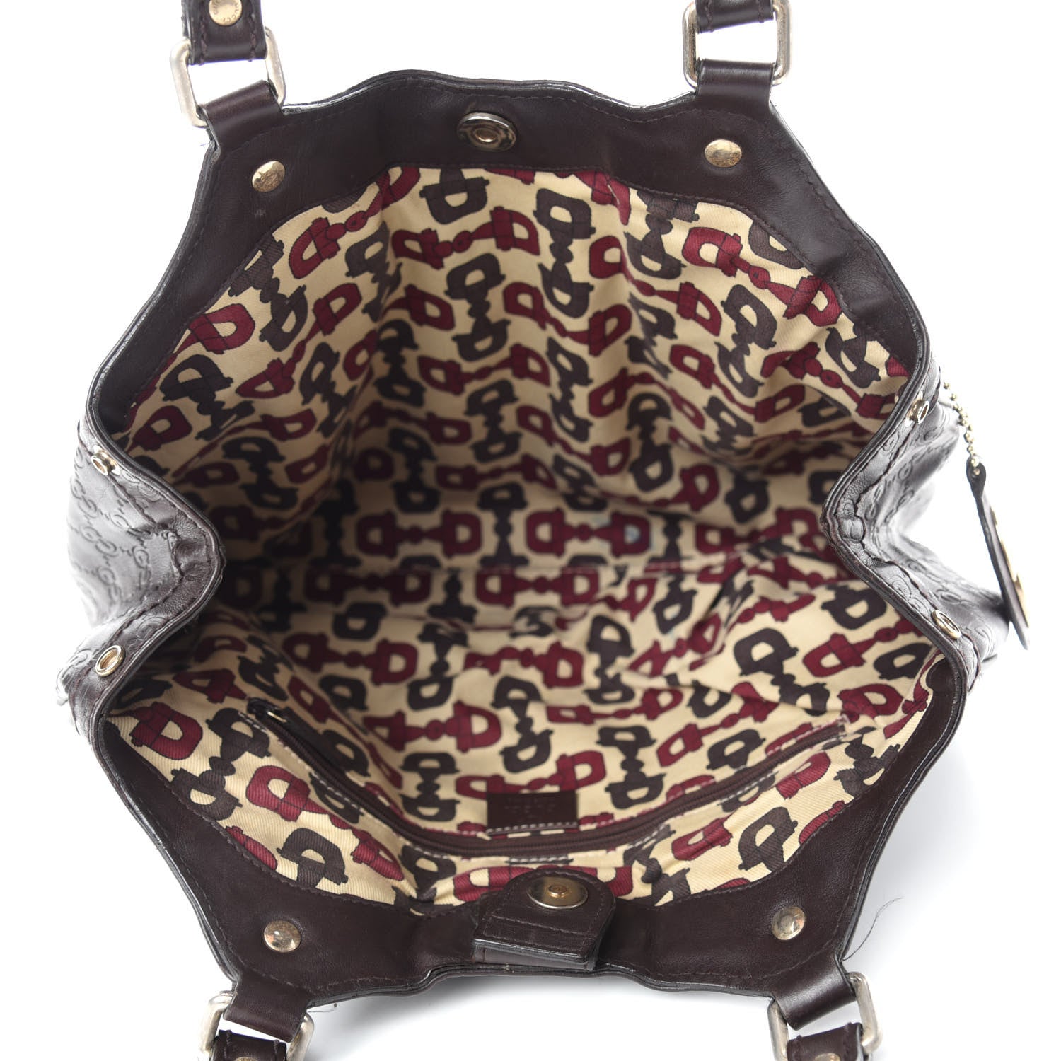 Gucci Guccissima Medium Sukey Tote Chocolate 5 of 14