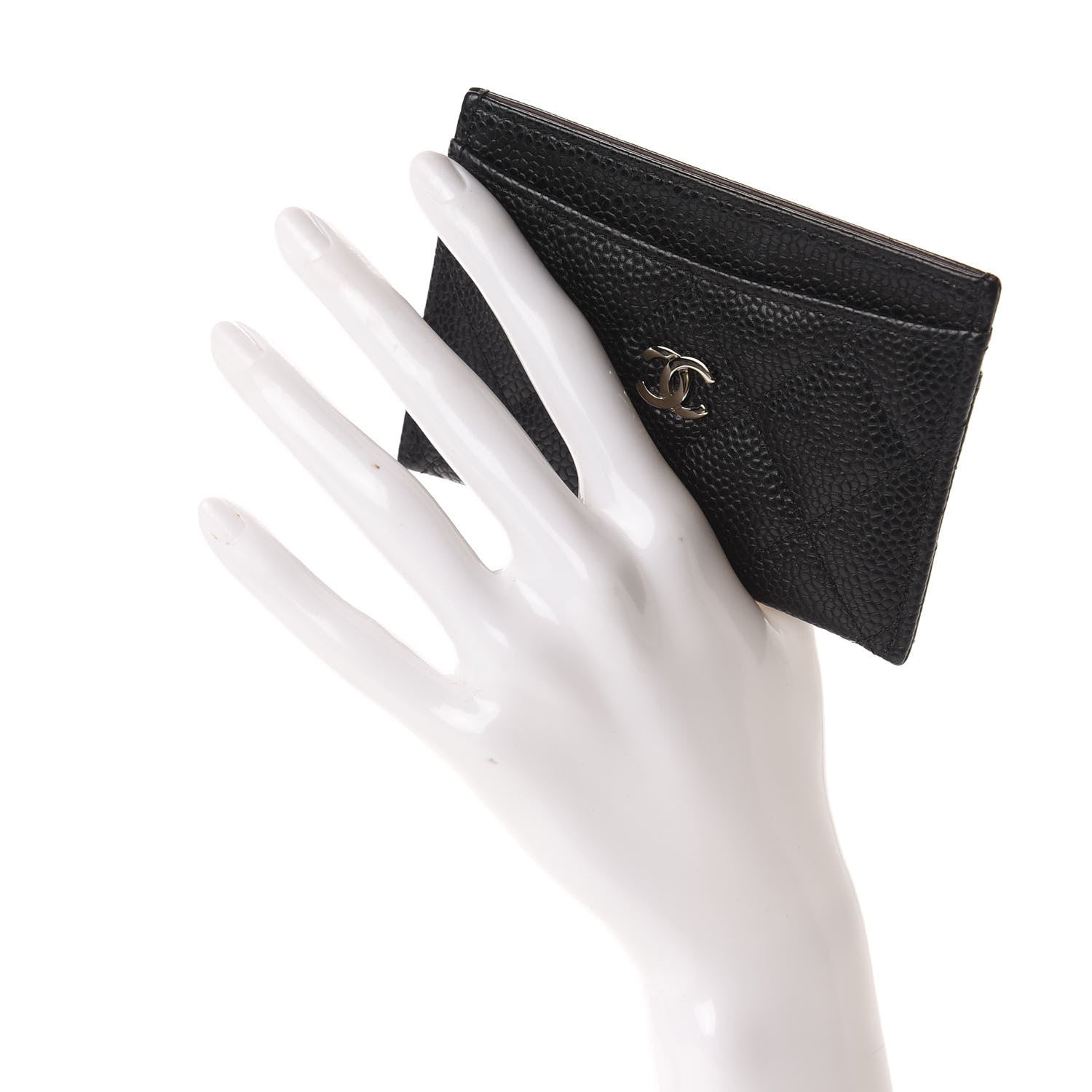 Chanel Caviar Quilted Card Holder Black 2 of 8