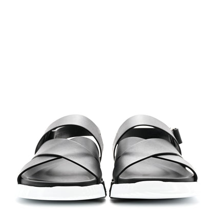 Hermes Calfskin Womens Electric Sandals 40 Black 2 of 9