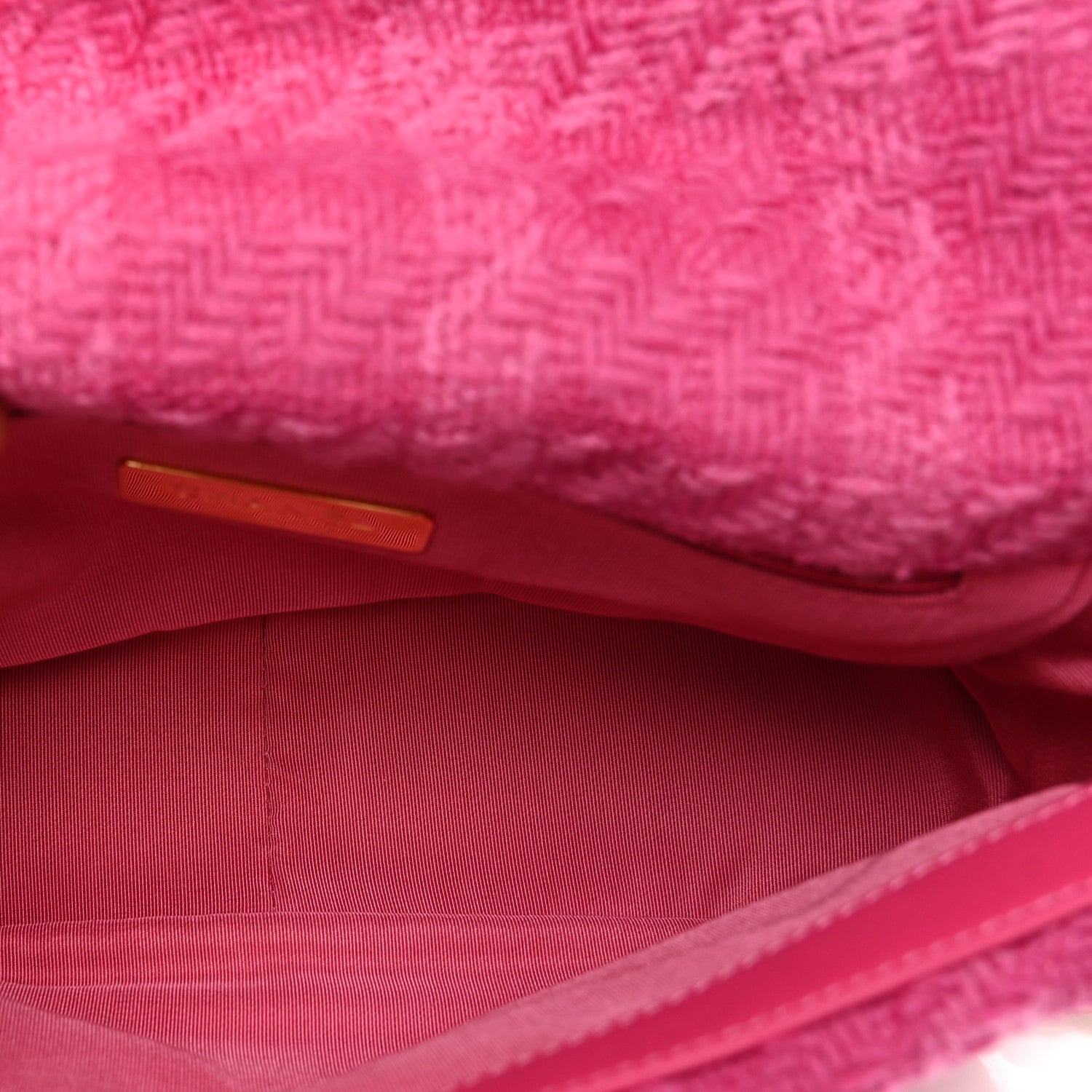 Chanel Tweed Quilted Medium Chanel 19 Flap Pink 6 of 10