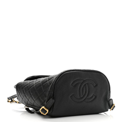 Chanel Caviar Quilted Filigree Backpack Black 3 of 9
