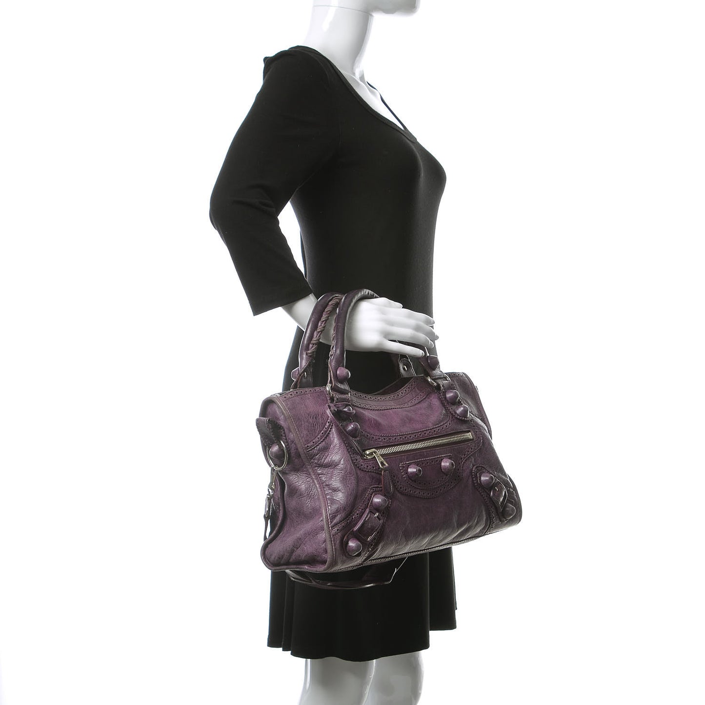 Agneau Giant Brogues Hardware City Raisin