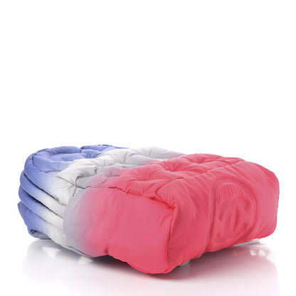 Chanel Nylon Embossed Small Doudoune Backpack Pink Blue White 3 of 9