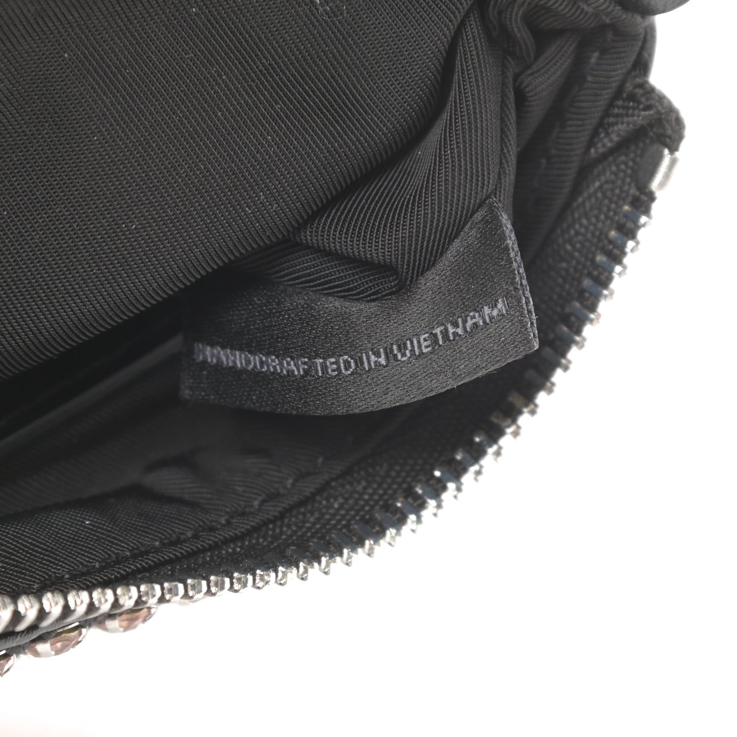 Crystal Rhinestone Nano Wanglock Chain Crossbody Sandstone