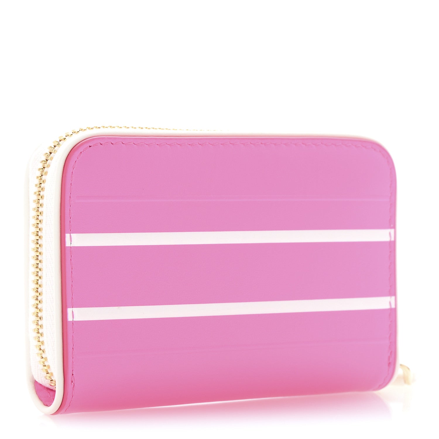 Christian Dior Calfskin Vibe Voyageur Card Holder Fluorescent Pink 3 of 8