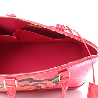Louis Vuitton Vernis Roses Alma GM Rose Pop 5 of 11