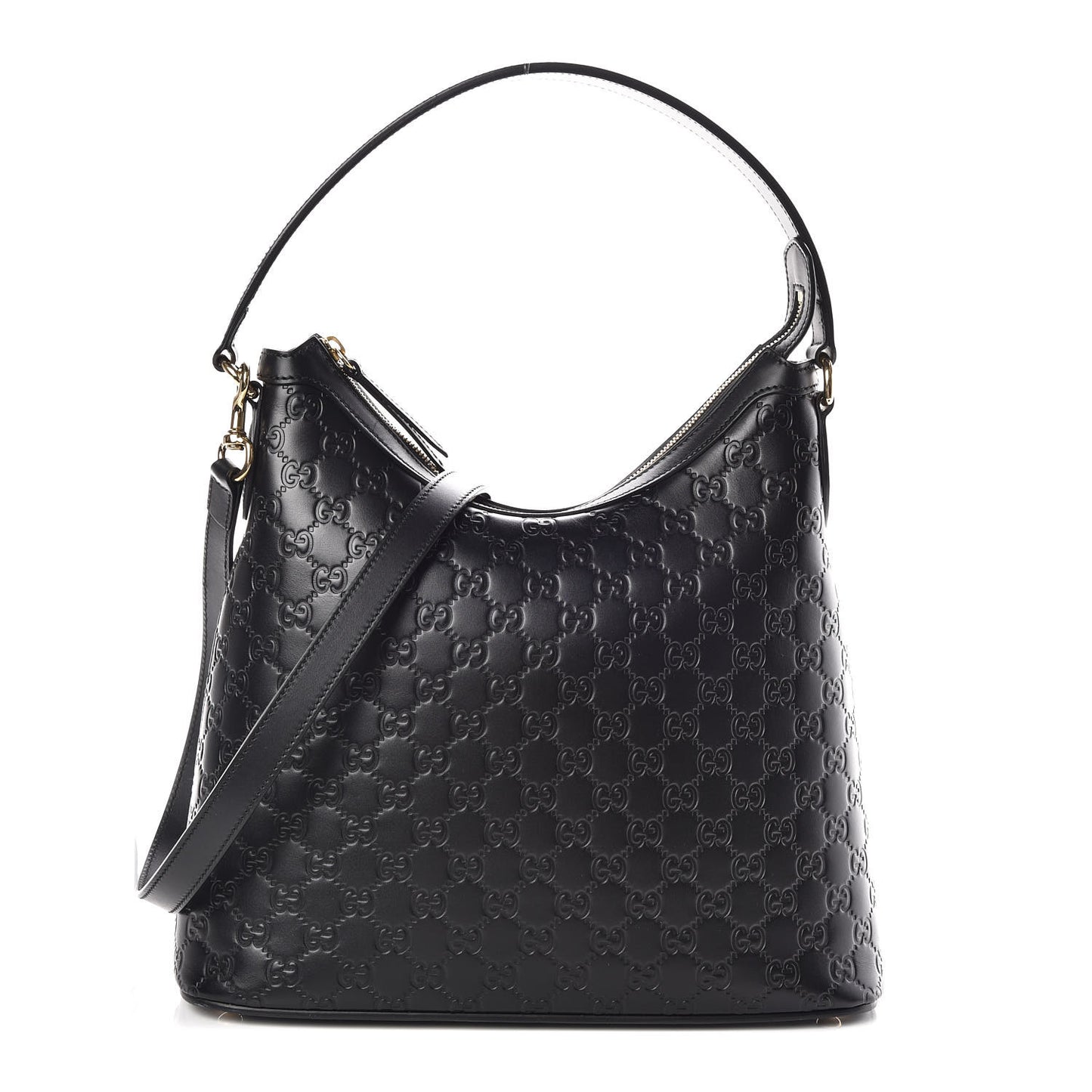 Guccissima Linea A Hobo Black