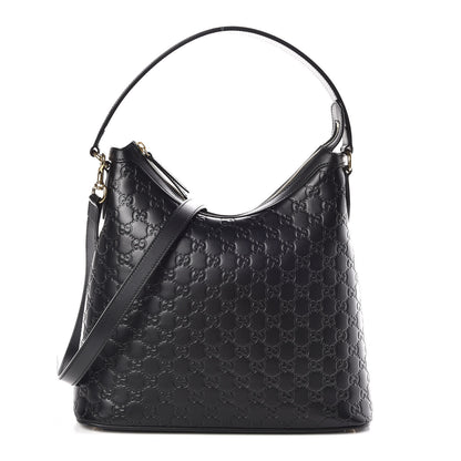 Gucci Guccissima Linea A Hobo Black 1 of 9