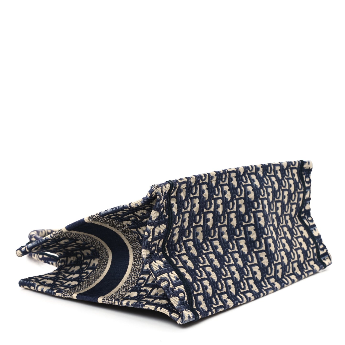 Oblique Medium Book Tote Blue Multicolor
