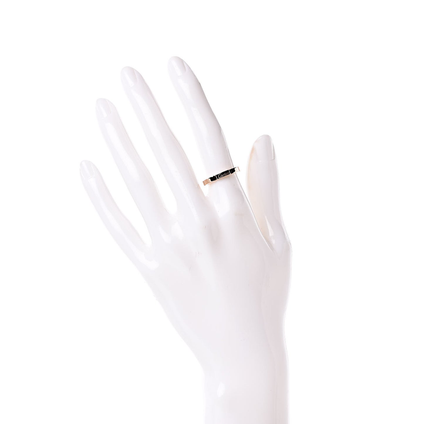 18K Pink Gold 2.5mm Maillon Panthere Wedding Band Ring 50 5.25