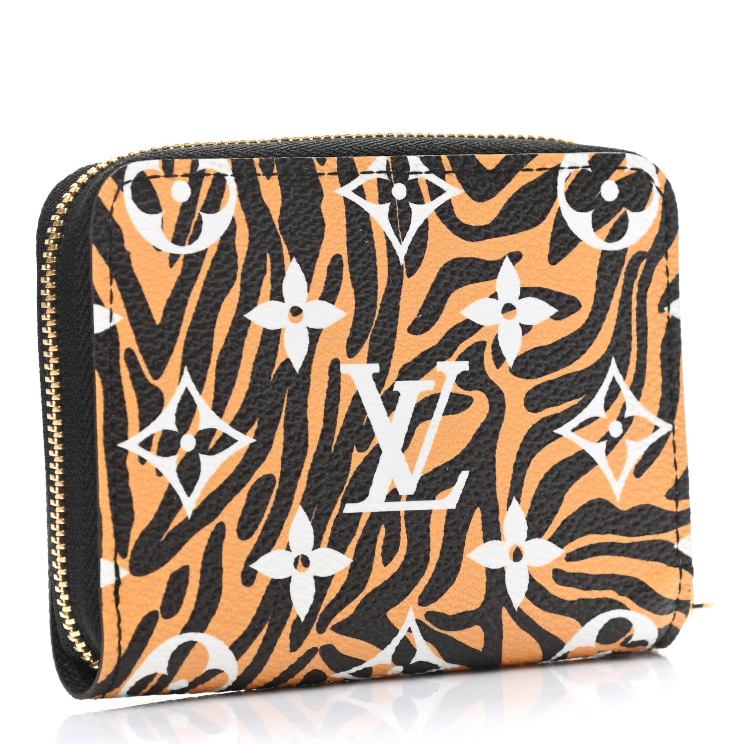Louis Vuitton Monogram Giant Jungle Zippy Coin Purse Black 3 of 7
