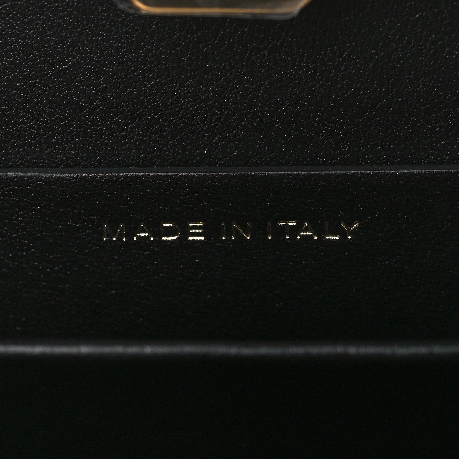Chanel Glazed Goatskin Quilted Small Box With Chain Black 7 of 10