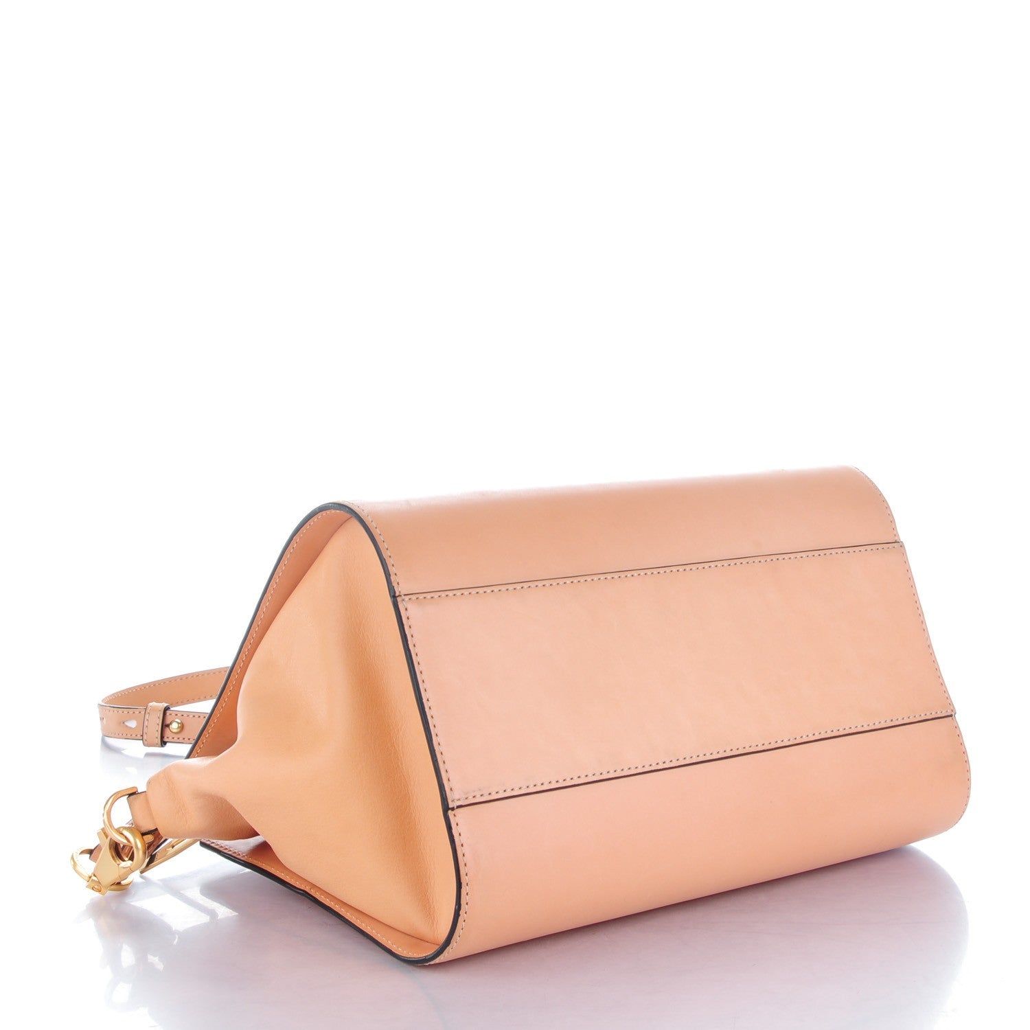 Alexander Wang Calfskin Pelican Satchel Tan Antique Brass Hardware 4 of 13