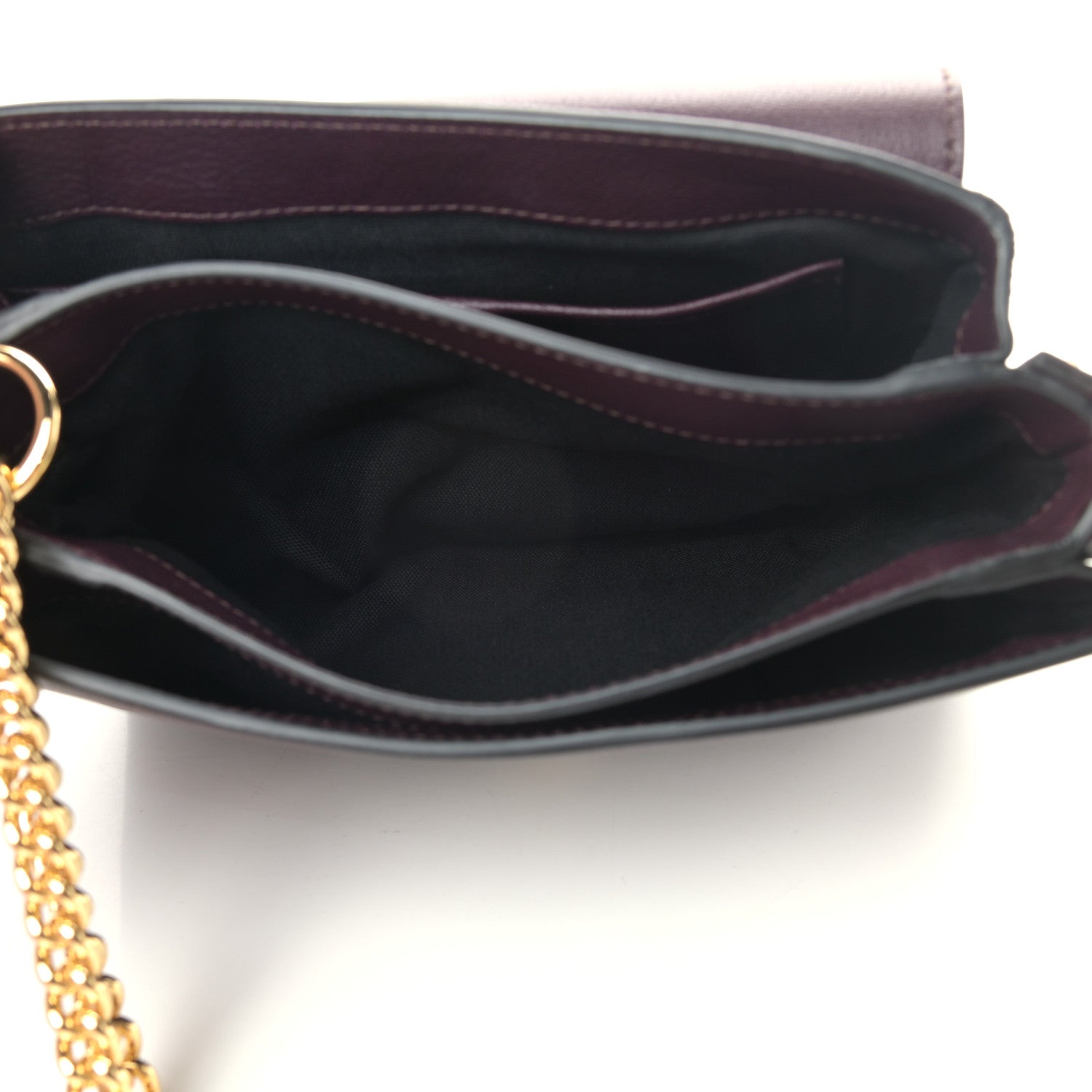 Alexander McQueen Calfskin Small Twin Skull Chain Crossbody Purple 5 of 9