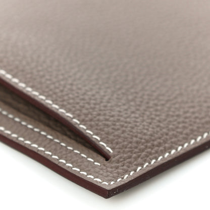 Hermes Togo Backpocket Pouch 30 Etoupe 8 of 10