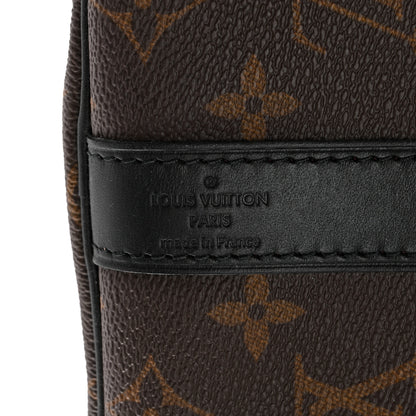 Louis Vuitton Monogram Macassar Keepall Bandouliere 45 9 of 18