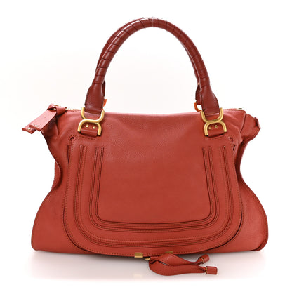 Chloe Calfskin Large Marcie Satchel Maple Leaf 1 of 10
