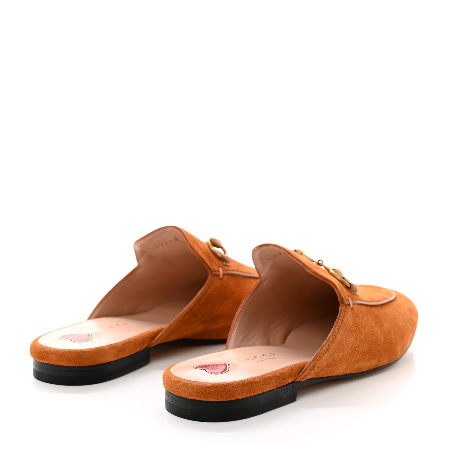 Suede Cachemire Malaga Kid Womens Princetown Slippers 36.5 Blondie Cognac