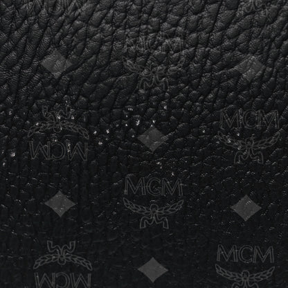 MCM Visetos Medium Side Studs Stark Backpack Black 14 of 14
