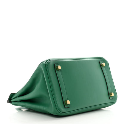 Hermes Swift Birkin 25 Vert Vertigo 4 of 10